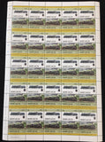 ST LUCIA Trains Locomotives Imperf Perf Sheets MNH x 16(800 Stamps) BLK61 )