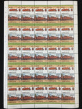 ST LUCIA Trains Locomotives Sheets x 8(400 Stamps)BLK63 )