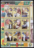 NIGER Pope John Paul Religion Sheets x 10 MNH( UK3858