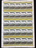 ST LUCIA Trains Locomotives Sheets x 8(400 Stamps)BLK63 )