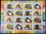 Guinee 2000 WWF Monkeys Sheets MNH x 5 UK3859