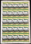 ST LUCIA Trains Locomotives Sheets x 8 MNH (BLK66 )
