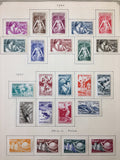 Monaco 1890s/1950s Used MH Collection on Pages(Apx 250 Items) UK4008