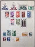 Monaco 1890s/1950s Used MH Collection on Pages(Apx 250 Items) UK4008