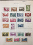 Monaco 1920s/40s Used MH Collection on Pages(Apx 150 Items) UK4009