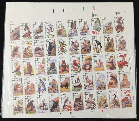 USA 1987 Wildlife Birds Sheet & Pack (UK4050