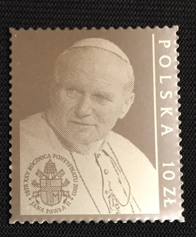 Poland 2003 Pope John Paul Religion Silver 10zł Stamp AB3313