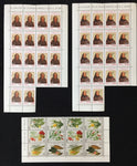 Vatican 1992 Art Flowers MNH Sheets and Blocks (240 stamps) EP38