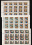 Vatican 1990s MNH 12 full sheets + 18 mini + 6 pairs (270 stamps) EP52