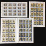Vatican 1990s MNH 12 full sheets + 18 mini + 6 pairs (270 stamps) EP52