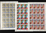 Vatican 1990s MNH 12 full sheets + 18 mini + 6 pairs (270 stamps) EP52