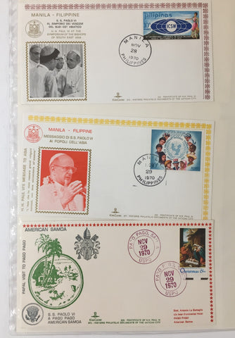 Vatican Covers Religion Aviation (42 Items) UK2318