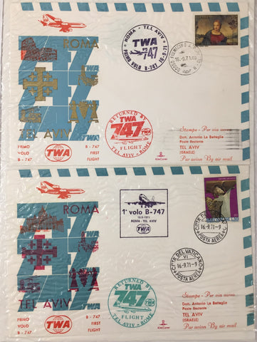 Vatican Covers Religion Aviation  (38 Items) UK2319
