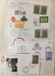 Vatican Covers Aviation Religion Art Covers (Apx 70 Items) UK2323