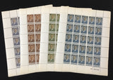 South Kasai 1961 MNH Set in Sheets x 4 CP2404