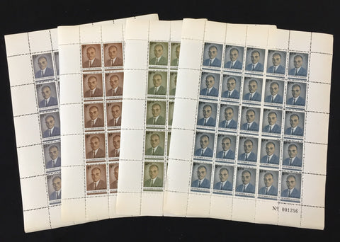 South Kasai 1961 MNH Set in Sheets x 4 CP2404