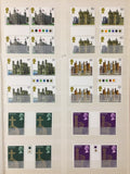 Great Britain Blocks MNH Horses Royalty Cars Aviation (Apx 350+Stamps) GM2826