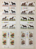 Great Britain Blocks MNH Horses Royalty Cars Aviation (Apx 350+Stamps) GM2826