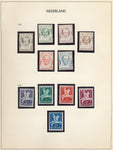 Netherlands 1939/50 M&U on Pages(Apx 150 Items)Art Child Welfare (uk3320