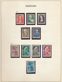 Netherlands 1939/50 M&U on Pages(Apx 150 Items)Art Child Welfare (uk3320