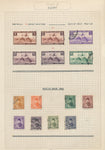 EGYPT Mid Period M&U Collection on Pages(Apx 80+ Items) UK3354