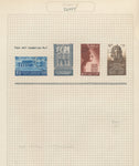 EGYPT Mid Period M&U Collection on Pages(Apx 80+ Items) UK3354