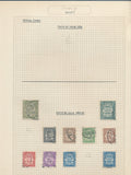 EGYPT Mid Period M&U Collection on Pages(Apx 80+ Items) UK3354