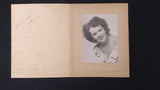 Anita Louise Actress black & white photography with signature