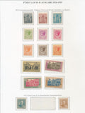 Monaco 1922/33 MH Used To 10F on 6 Pages (40+Items) hexagon cancellation BL901
