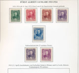 Monaco 1922/33 MH Used To 10F on 6 Pages (40+Items) hexagon cancellation BL901