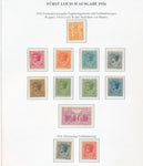 Monaco 1922/33 MH Used To 10F on 6 Pages (40+Items) hexagon cancellation BL901