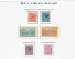 Monaco 1922/33 MH Used To 10F on 6 Pages (40+Items) hexagon cancellation BL901