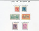 Monaco 1922/33 MH Used To 10F on 6 Pages (40+Items) hexagon cancellation BL901