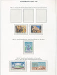 Monaco 1979/84 Mainly MNH (60+Items) Art Sheets Europa Sport on 14 Pages BL988