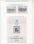 Monaco 1979/84 Mainly MNH (60+Items) Art Sheets Europa Sport on 14 Pages BL988