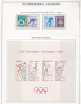 Monaco 1979/84 Mainly MNH (60+Items) Art Sheets Europa Sport on 14 Pages BL988