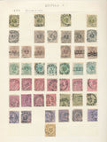 Belgium 1860s/1940s Used on 23 Pages (Apx 400+Items) UK356
