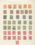 Belgium 1860s/1940s Used on 23 Pages (Apx 400+Items) UK356