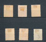 Denmark Randers Locals 1887/88 Used (6 Items) BL938