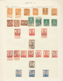 Belgium 1860s/1940s Used on 23 Pages (Apx 400+Items) UK356
