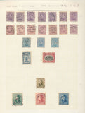 Belgium 1860s/1940s Used on 23 Pages (Apx 400+Items) UK356