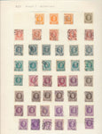 Belgium 1860s/1940s Used on 23 Pages (Apx 400+Items) UK356