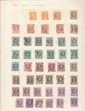 Belgium 1860s/1940s Used on 23 Pages (Apx 400+Items) UK356