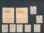 Denmark Odense 1887 Locals MNG Used (9 Items) BL940