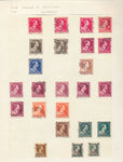 Belgium 1860s/1940s Used on 23 Pages (Apx 400+Items) UK356