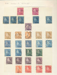 Belgium 1860s/1940s Used on 23 Pages (Apx 400+Items) UK356