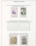 Monaco 1988/90 Sheets Art MNH on 16 Sides (Apx 75+Items) BL981