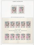 Monaco 1988/90 Sheets Art MNH on 16 Sides (Apx 75+Items) BL981