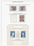 Monaco 1988/90 Sheets Art MNH on 16 Sides (Apx 75+Items) BL981
