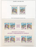 Monaco 1988/90 Sheets Art MNH on 16 Sides (Apx 75+Items) BL981